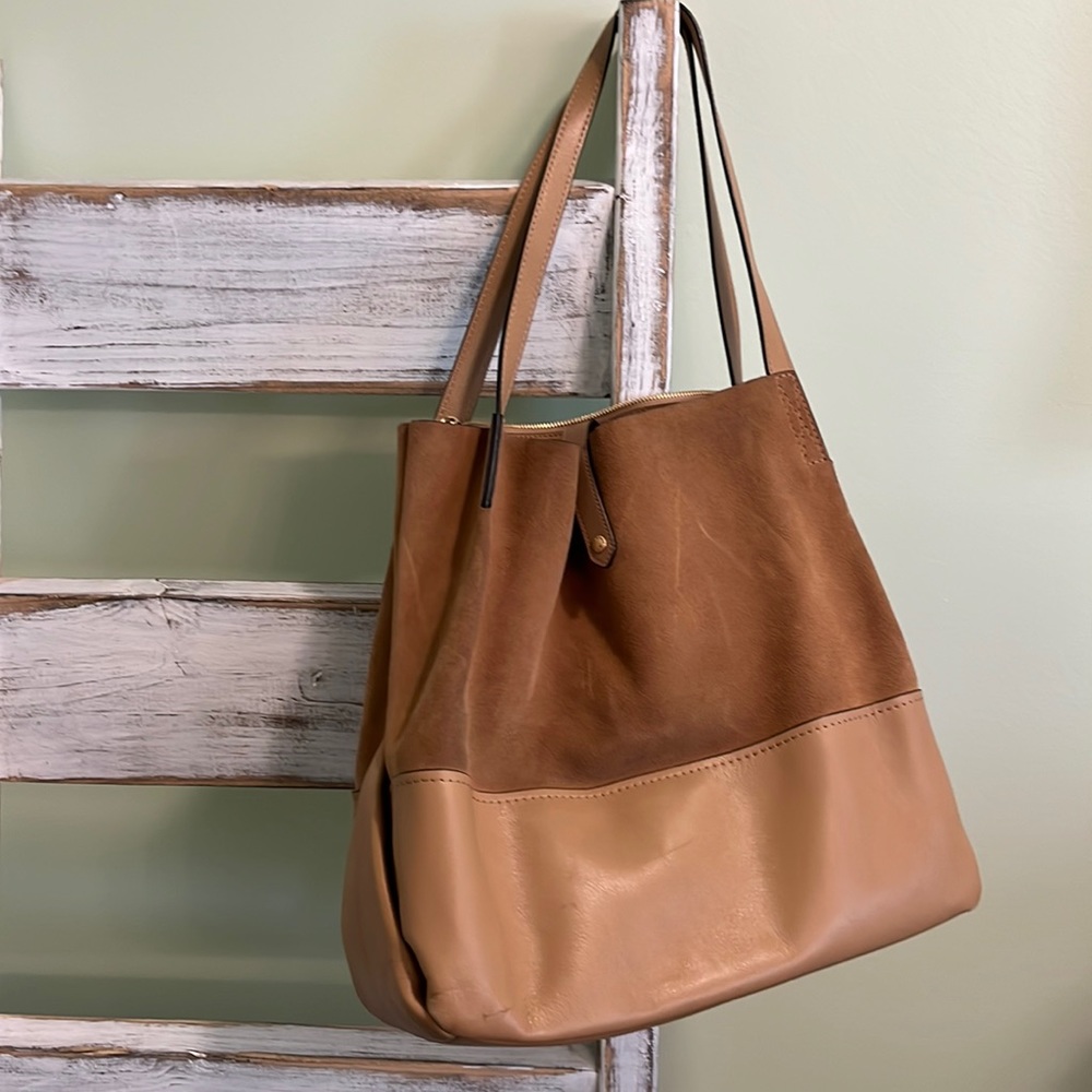 Rag & Bone Passenger Tote- suede and leather